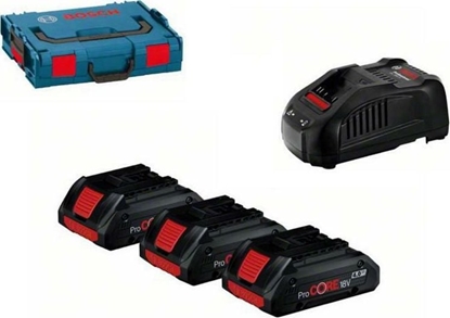 Attēls no Bosch Akumulatr 18V 3x4.0Ah Gba Procore+adowarka Gal 1880CV+L-BOXX 102 (B0615990L1R)