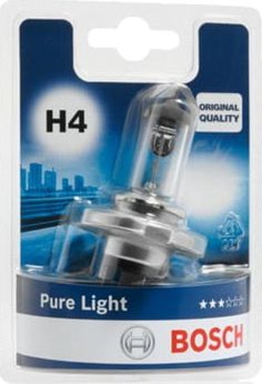 Изображение Bosch ARÓWKA H4 12V/60/55W P43T-38 PURE LIGHT