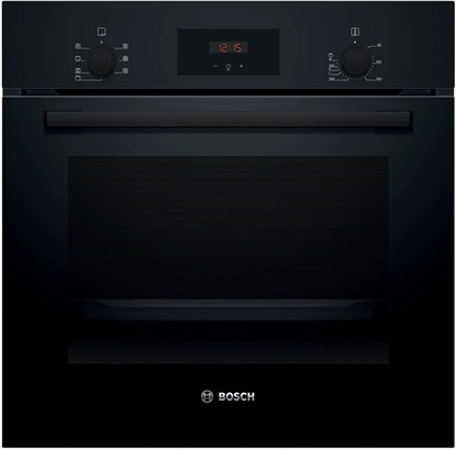 Изображение Bosch Oven | HBF133BA1 | 66 L | Electric | EcoClean | Knobs | Height 59.5 cm | Width 59.4 cm | Black