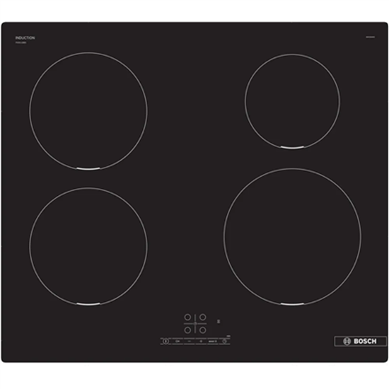 Picture of Bosch PIE611BB5E hob Black Built-in 60 cm Zone induction hob 4 zone(s)