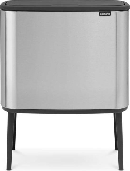Изображение Brabantia Bo Touch Bin steel matt, 3 x 11 L FPP