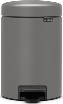 Attēls no Brabantia Pedal Bin Newicon 3 L Mineral Concrete Grey