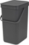 Picture of Brabantia Sort & Go Bin      12l Dark Grey