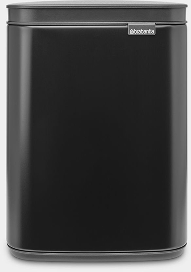 Picture of BRABANTIA waste bin Bo 4l Matt Black 222481
