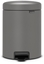 Изображение BRABANTIA waste bin with pedal NewIcon 5L Mineral Concrete Grey 126284