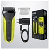 Picture of Braun Shaver 300s Operating time (max) 30 min Black/Green