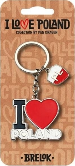 Picture of Breloczek Pan Dragon Brelok I love Poland Polska ILP-BRE-B-PL-08