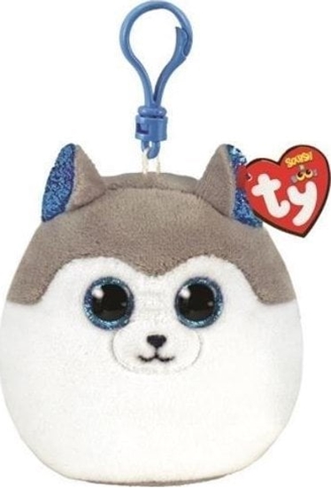 Picture of Breloczek TY Maskotka brelok TY Squish-a-Boos SLUSH - husky 8,5cm 36562