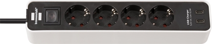 Picture of Brennenstuhl Ecolor 4 fold USB C