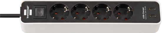 Picture of Brennenstuhl Ecolor 4 fold USB C