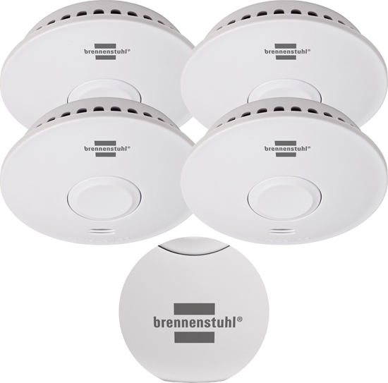 Изображение Brennenstuhl Funk Smoke Detector Set, 4x RM L 3101