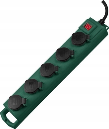 Attēls no Brennenstuhl SuperSolid SL-554 Garden Extension Socket 5m 5fold