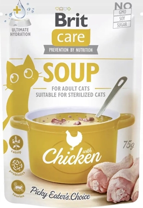 Picture of Brit Brit Care Mokra Karma dla Kota Zupa z Kurczakiem 75g