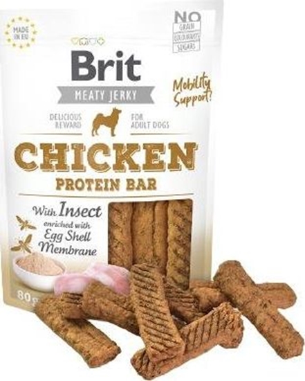 Picture of Brit BRIT MEATY JERKY Protein Bar Chicken Smakoyki KURCZAK 80g
