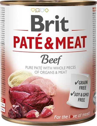 Attēls no Brit puszka PATE&MEAT BEEF /6 800g