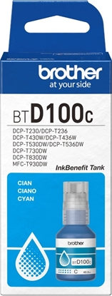 Picture of Tinte Brother BTD100C Cyan