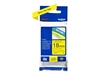Picture of Brother labelling tape TZE-641 yellow/black   18 mm