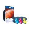 Picture of Brother LC1100HYRBWBP ink cartridge 3 pc(s) Original Cyan, Magenta, Yellow