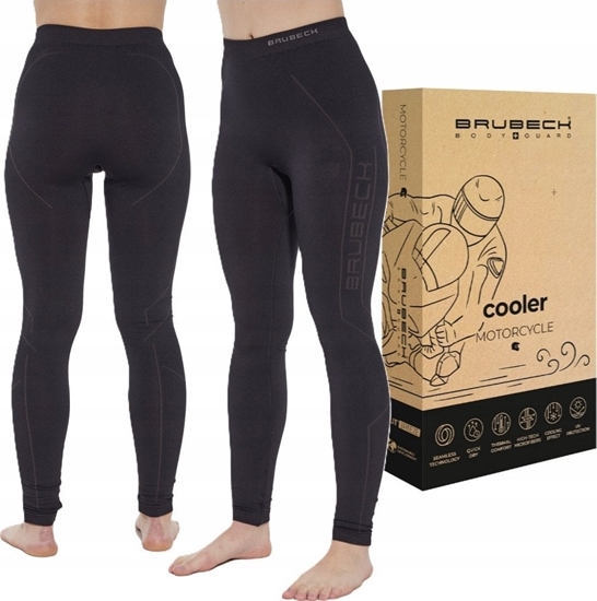 Picture of Brubeck LE1389W Spodnie damskie COOLER czarny XL