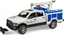 Picture of Bruder Bruder RAM 2500 service truck with crane and rotating beacon, model vehicle