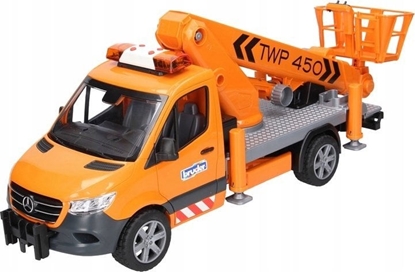 Изображение Bruder Pojazd Mercedes Benz Sprinter z podnonikiem koszowym