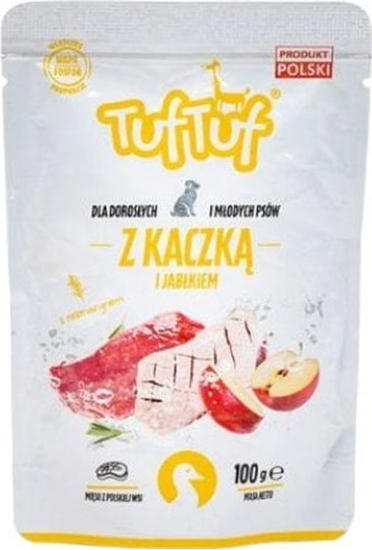 Picture of BULT TUF TUF Saszetka mielonki dla psa Kaczka z Jabkiem 100g