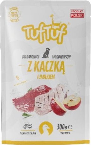 Picture of BULT TUF TUF Saszetka mielonki dla psa Kaczka z Jabkiem 500g