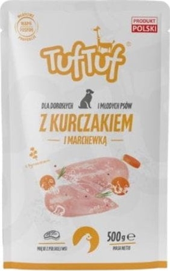 Picture of BULT TUF TUF Saszetka mielonki dla psa Kurczak z Marchewk 100g
