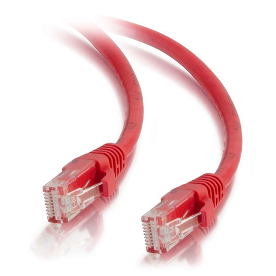 Picture of C2G 3m Cat5e Booted Unshielded (UTP) Network Patch Cable - Red