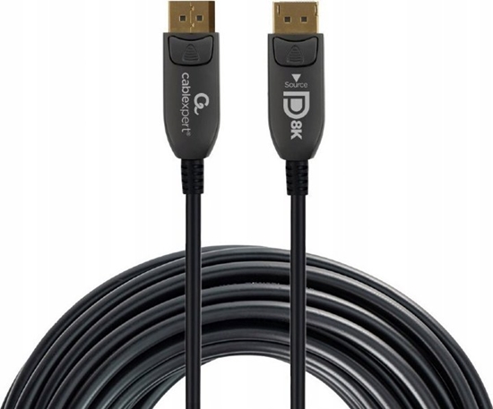 Picture of CABLE DISPLAY PORT 20M AOC/PREM CC-DP8K-AOC-20M GEMBIRD