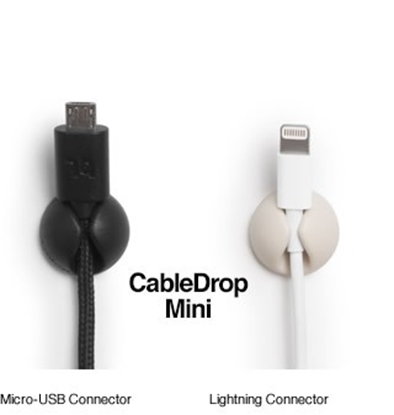 Picture of CableDrop mini uchwyty na kabel 6 szt. białe 