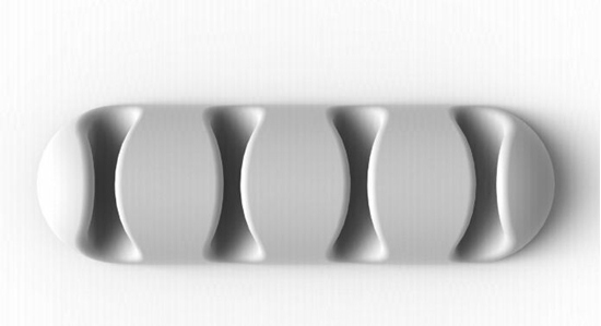 Picture of CableDrop multi uchwyt na 4 kable 2 szt. biały 