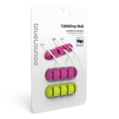 Picture of CableDrop multi uchwyt na 4 kable 2 szt. jaskrawy 