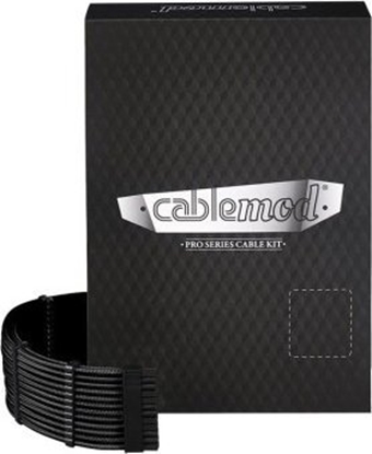 Picture of CableMod CableMod C-Series PRO ModMesh 12VHPWR Cable Kit for Corsair RM, RMi, RMx (Black Label) - black