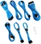 Picture of CableMod CableMod C-Series PRO ModMesh 12VHPWR Cable Kit for Corsair RM, RMi, RMx (Black Label) - light blue