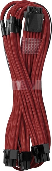 Picture of CableMod CableMod C-Series PRO ModMesh 12VHPWR to 3x PCI-e Kabel for Corsair - 60cm, dark red