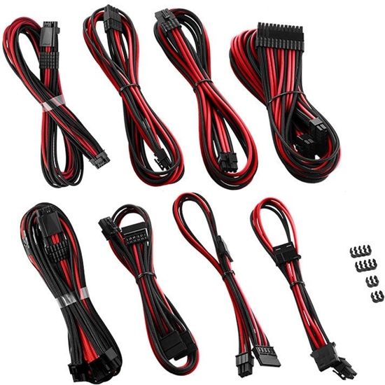 Изображение CableMod RT-Series PRO ModMesh 12VHPWR Dual Cable Kit for ASUS/Seasonic - black/red