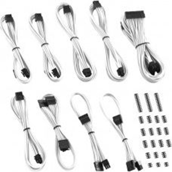 Picture of CableMod Zestaw kabli, Biay (ZUAD-1019)