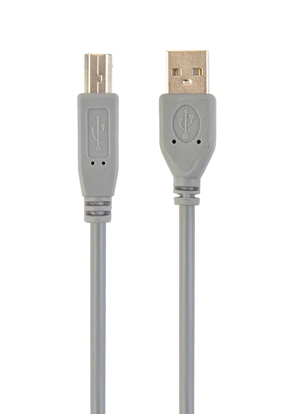 Attēls no Cablexpert CCP-USB2-AMBM-6G USB 2.0 A-plug B-plug 6ft cable, grey color