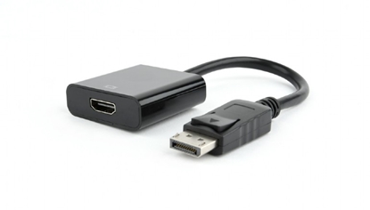 Picture of Cablexpert DisplayPort to HDMI adapter cable, Black