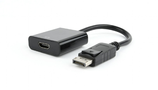 Picture of Cablexpert DisplayPort to HDMI adapter cable, Black