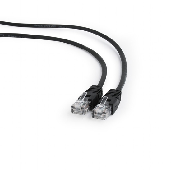 Picture of Cablexpert PP12-2M cable 2 m, Black, RJ-45, RJ-45