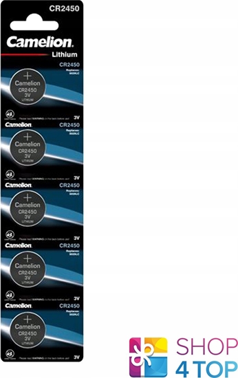 Picture of Camelion 3V Lithium Button Cell Battery | CR2450