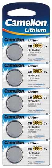 Picture of Camelion CR2032-BP5 CR2032, Lithium, 5 pc(s)