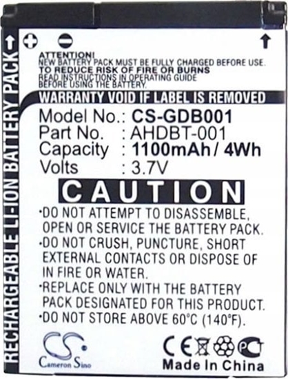 Picture of Cameron Sino Akumulator Bateria typu AHDBT-001 / ABPAK-001 / AHDBT-002 do GoPro Hero 2 / Hero / HD Hero / CS-GDB001