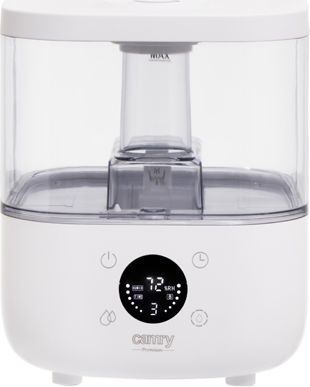 Picture of Camry | CR 7973w | Humidifier | 23 W | Water tank capacity 5 L | Suitable for rooms up to 35 m² | Ultrasonic | Humidification capacity 100-260 ml/hr | White