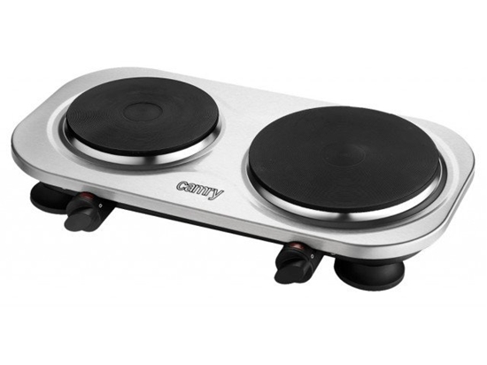 Picture of Camry | CR 6511 | Number of burners/cooking zones 2 | Rotary knobs | Stainless steel | Electric