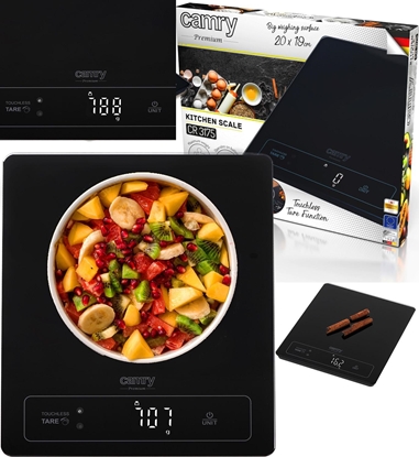 Attēls no Camry Kitchen Scale CR 3175 Maximum weight (capacity) 15 kg, Graduation 1 g, Display type LED, Black
