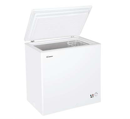 Attēls no Candy | Freezer | CCHH 200E | Energy efficiency class E | Chest | Free standing | Height 84.5 cm | Total net capacity 196 L | White
