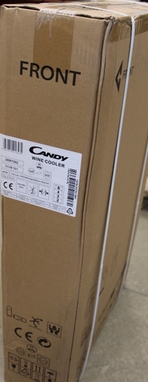 Изображение Candy SALE OUT. CCVB 15/1 Wine Cooler, Built-in, Bottles Capacity 7, Black | | Wine Cooler | CCVB 15/1 | Energy efficiency class G | Built-in | Bottles capacity 7 | Black | DAMAGED PACKAGING, DENT ON SIDE